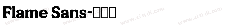 Flame Sans字体转换